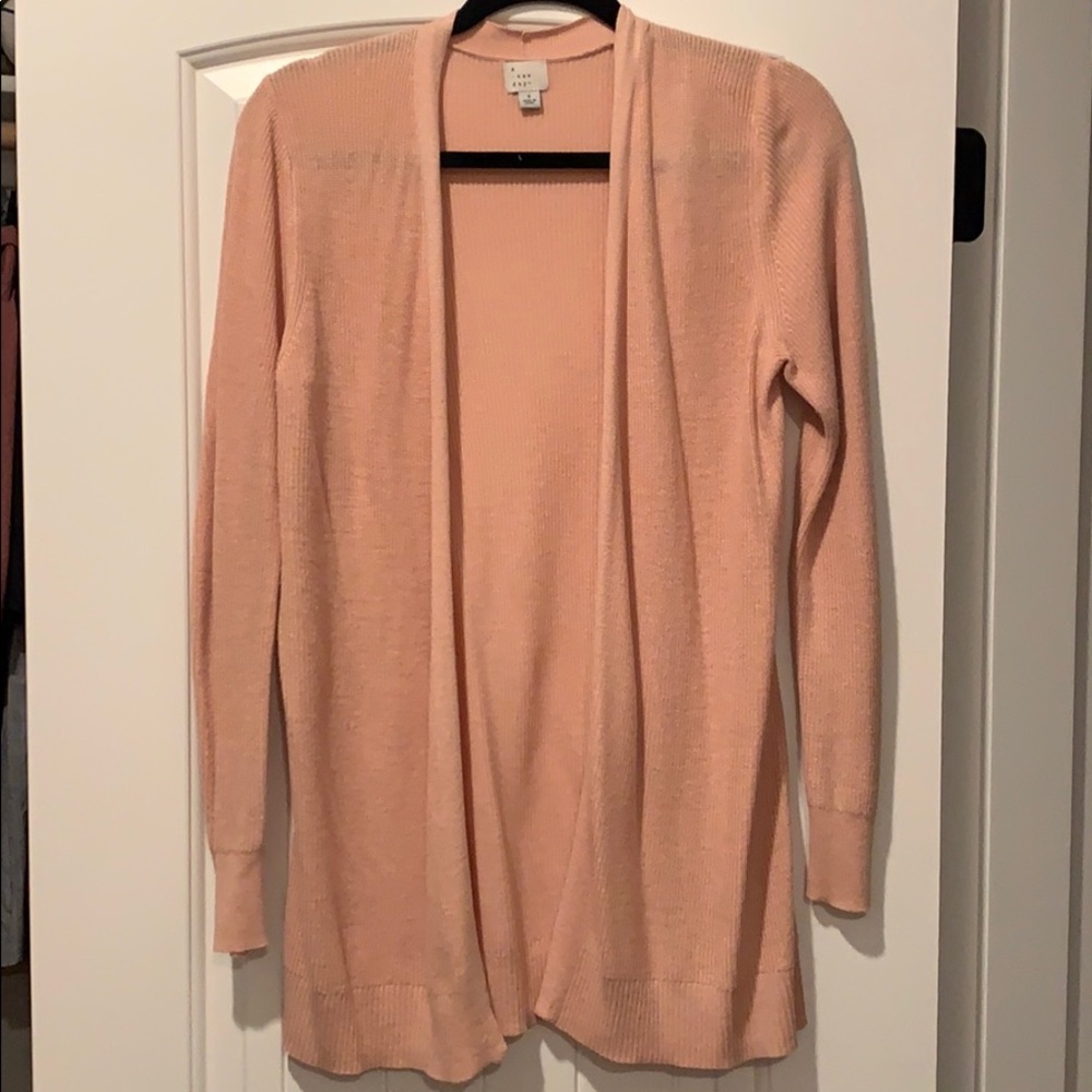A New Day pink cardigan